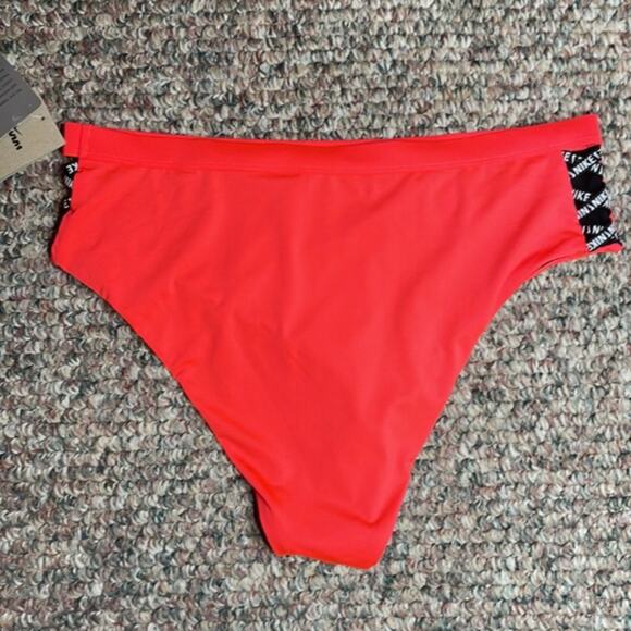 NWT Nike sneakerkini high waist swim bottoms in red orange - Picture 9 of 13